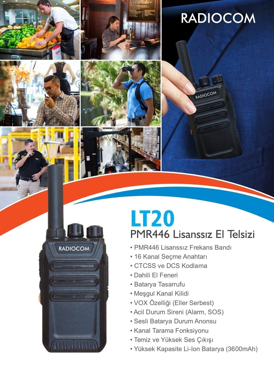 RADİOCOM LT-20 EL TELSİZİ